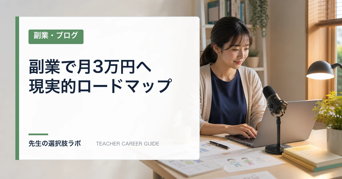 副業で月3万円を目指す現実的ロードマップ