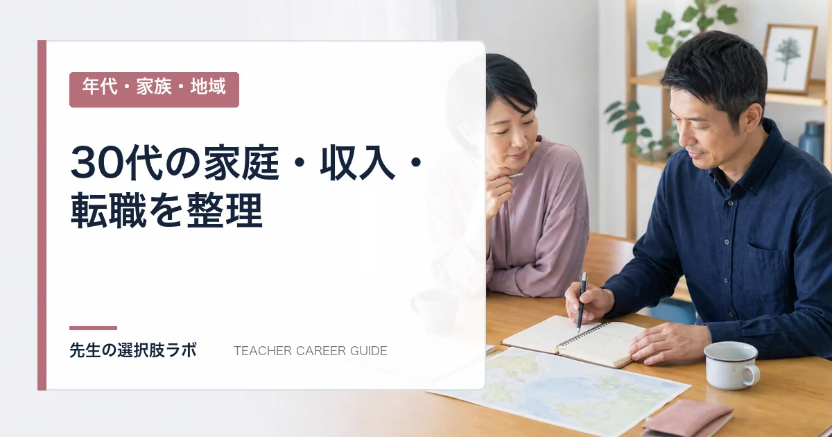30代教員が辞めたいと思ったら